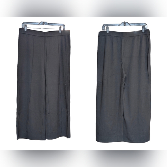 J. Jill Pants - NWT J. Jill Wearever Collection Women's Wide Leg Cropped Pull On Pants